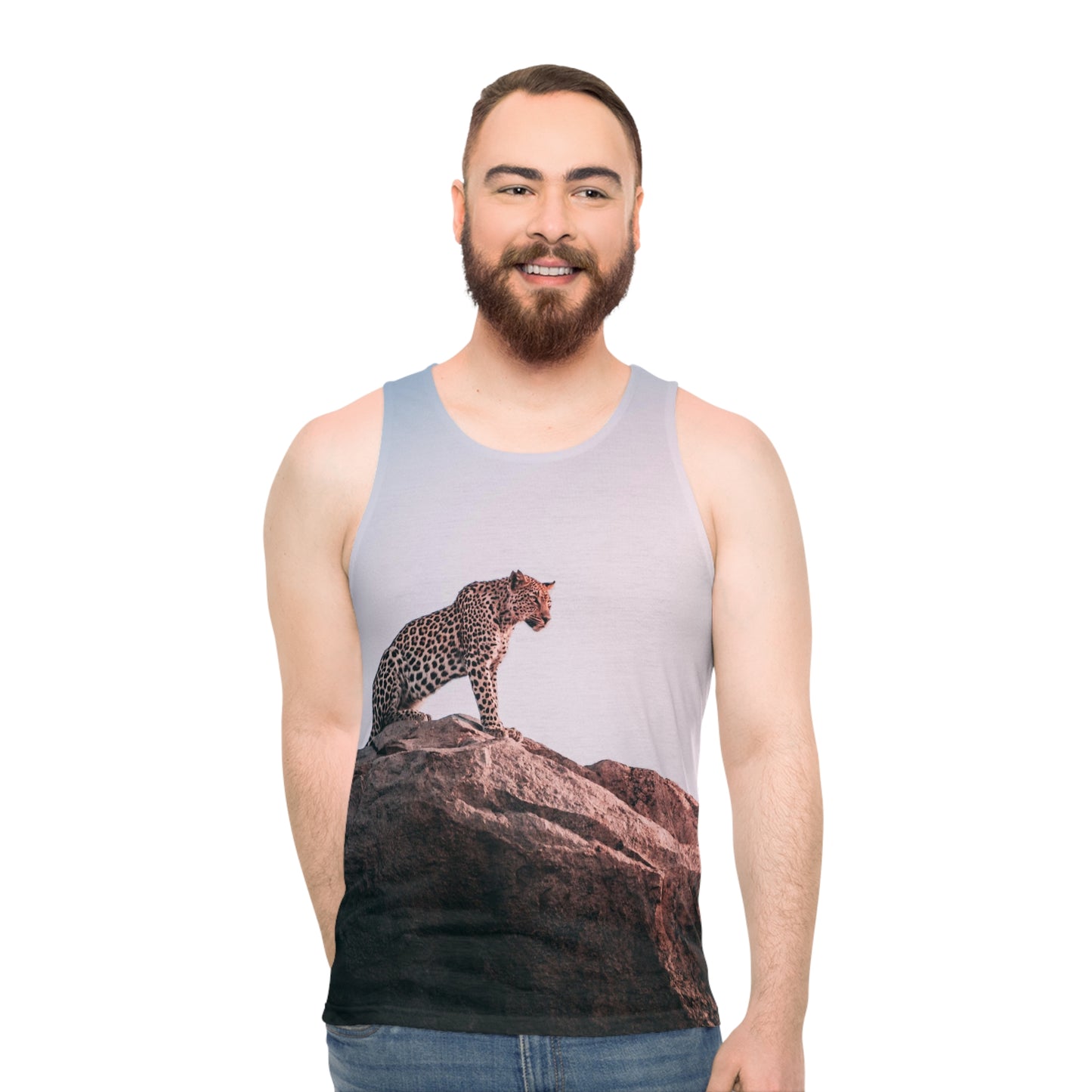 Alpha Cat Recycled Material Tank Top Shirt