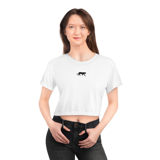 Black Panther Woman's Crop Top T-Shirt
