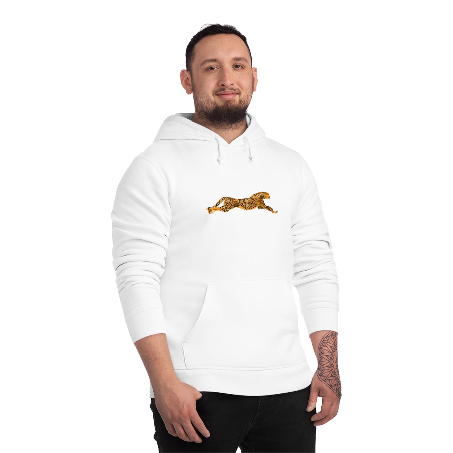 Fast Cheetah Organic Hoodie Sweatshirt