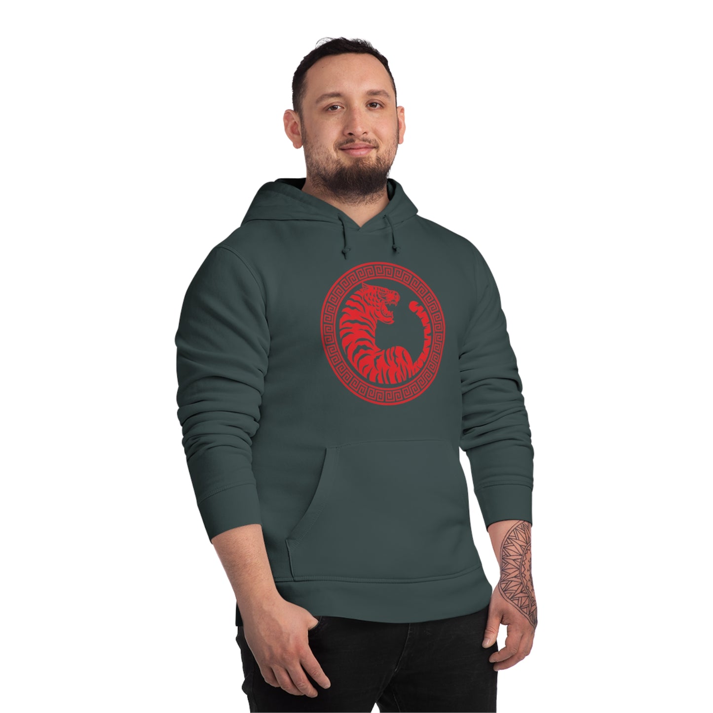 Eternal Tiger Organic Material Hoodie Sweatshirt