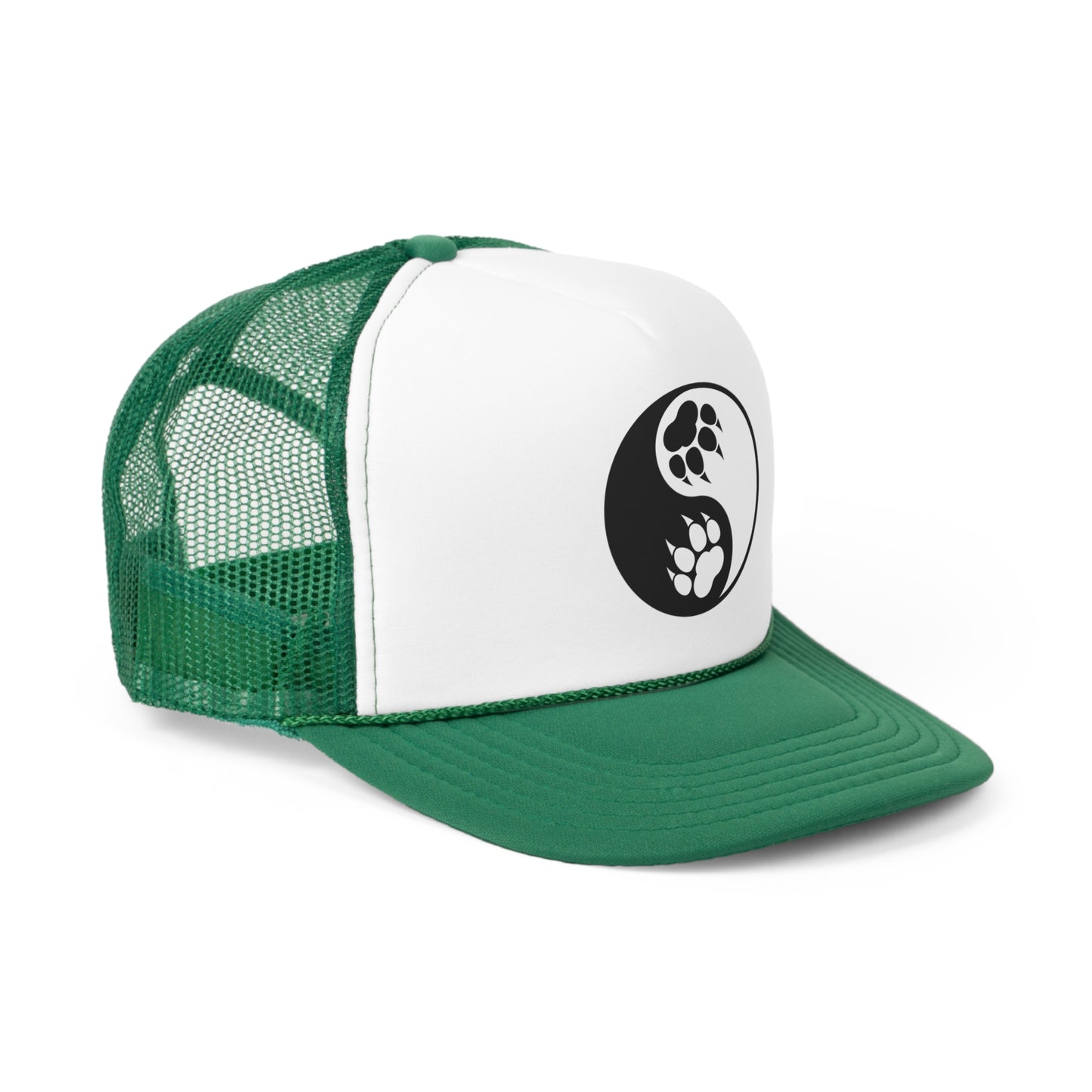 Yin Yang Paw Trucker Mesh Hat