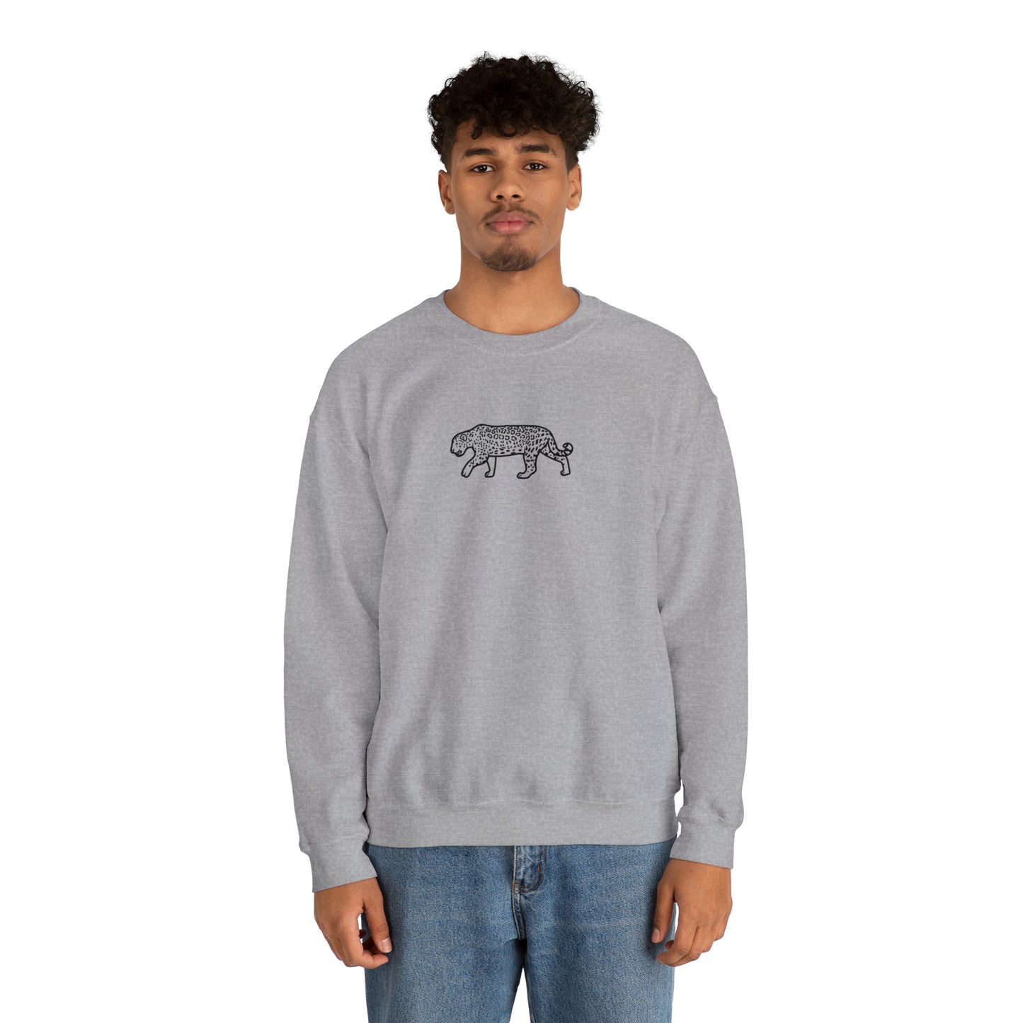 Jaguar Outline Heavy Sweatshirt