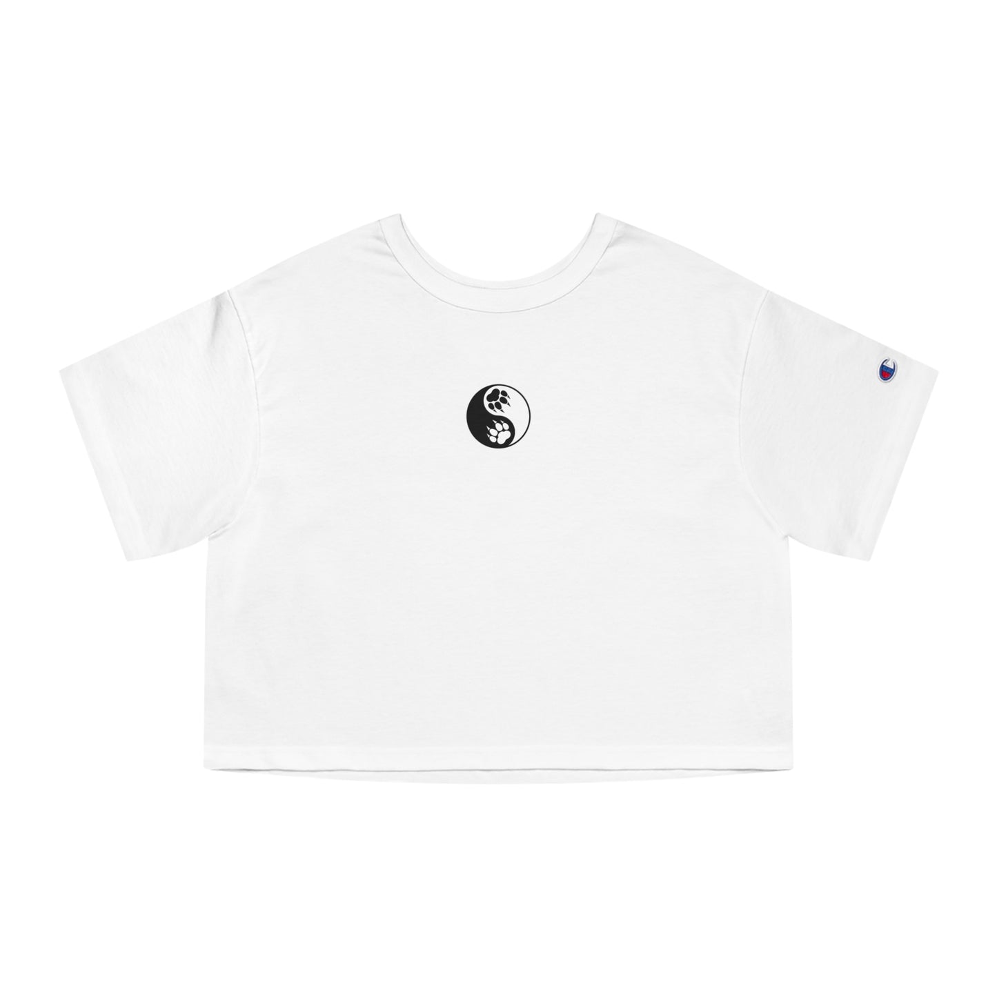 Yin Yang Paws Women's Heritage Cropped T-Shirt