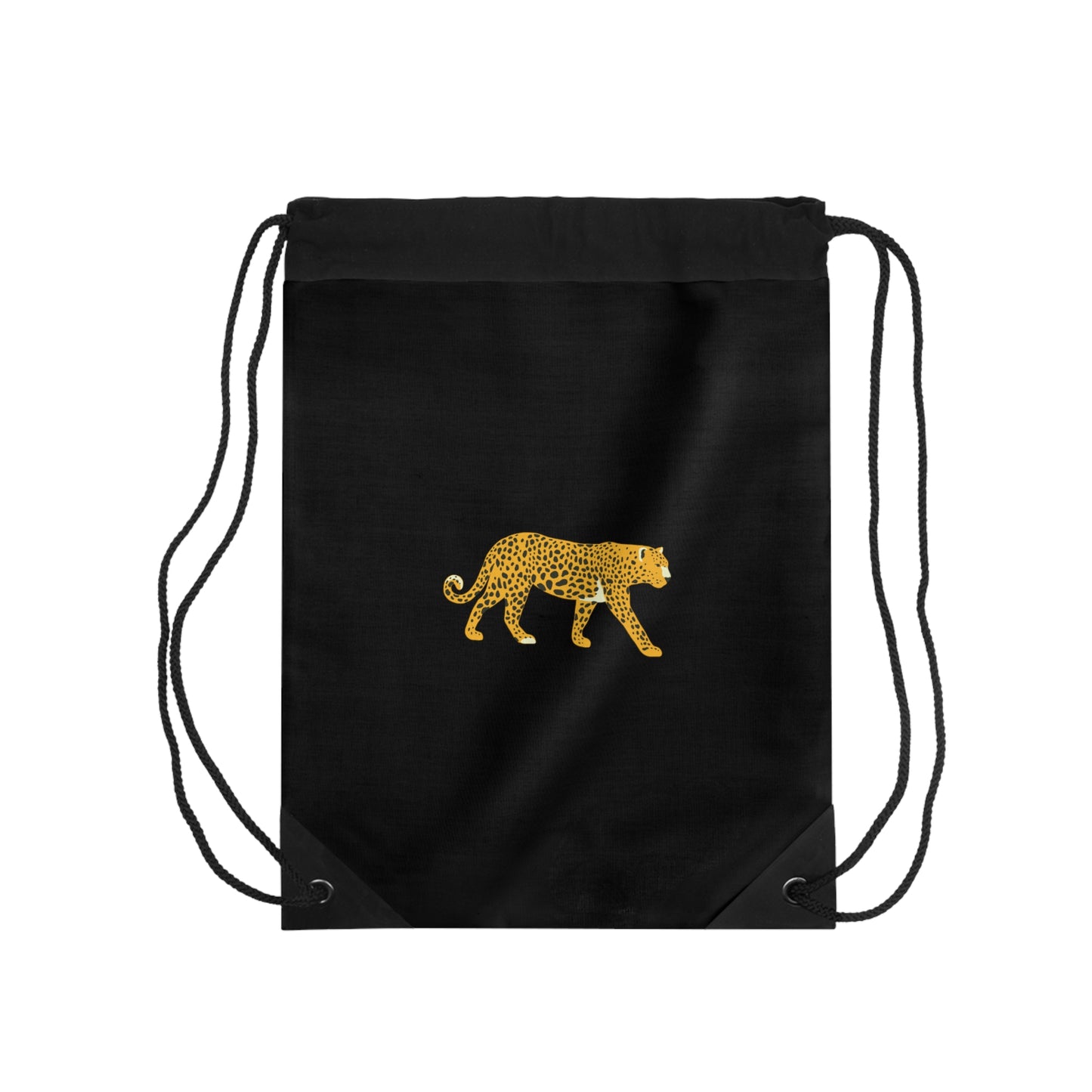 Leopard Drawstring Backpack Bag