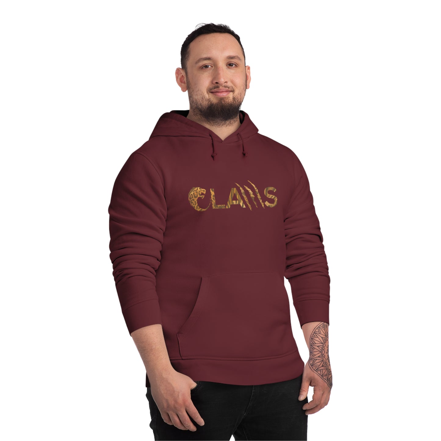 CLAWS Organic Material Hoodie Sweatshirt