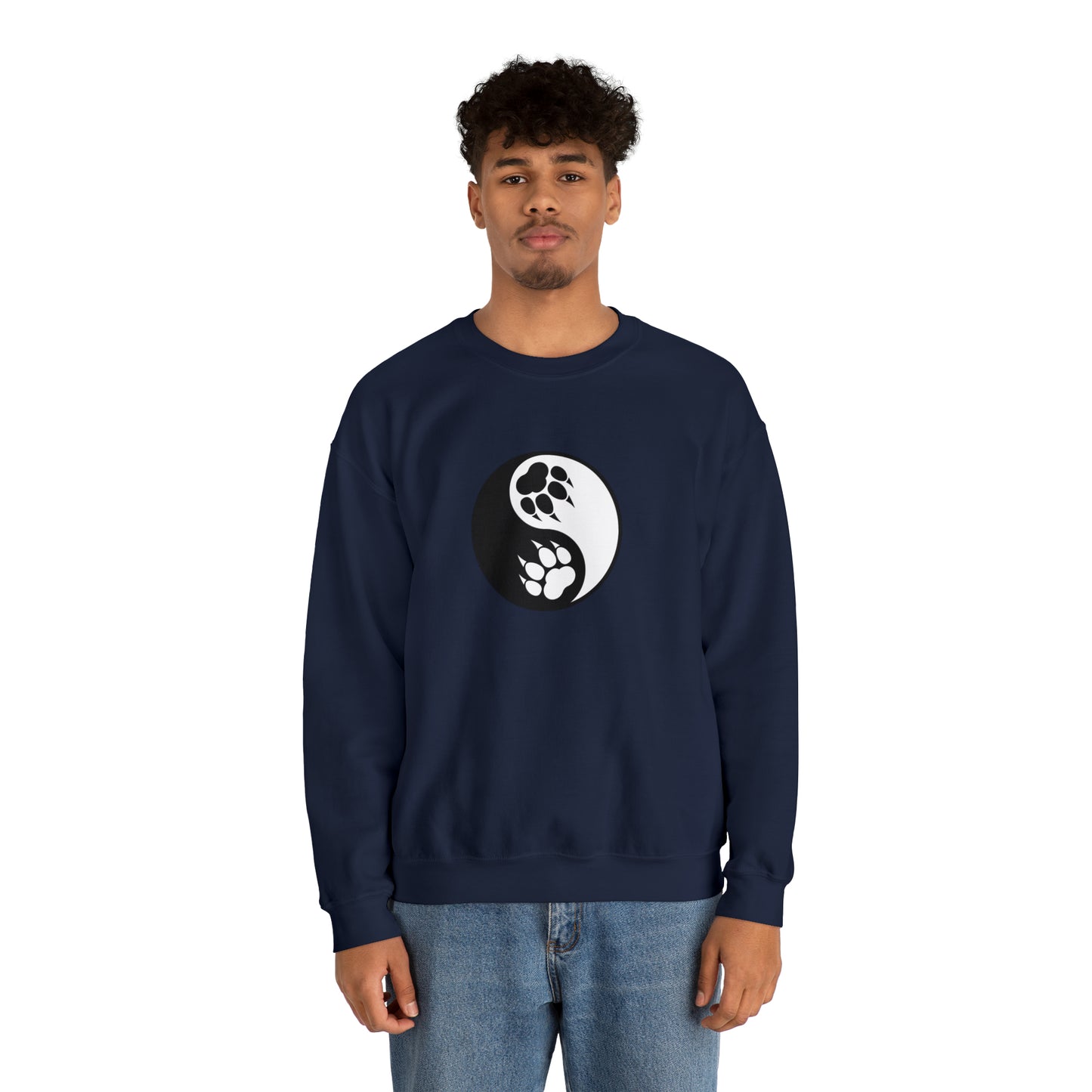 Yin Yang Paw Heavy Sweatshirt