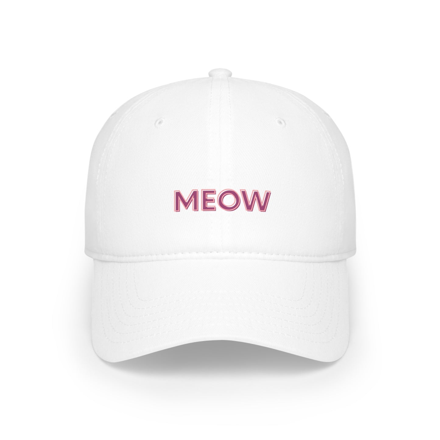 Meow Dad Hat Baseball Cap