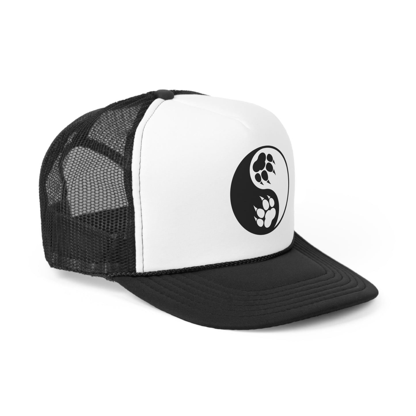 Yin Yang Paw Trucker Mesh Hat