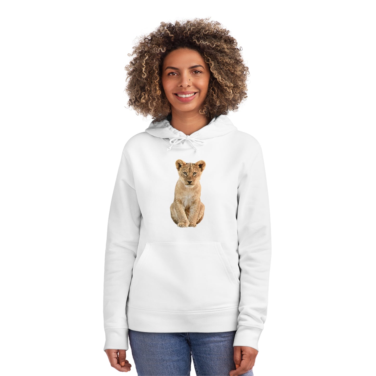 Organic Cotton Baby Lion Cub Hoodie Sweatshirt