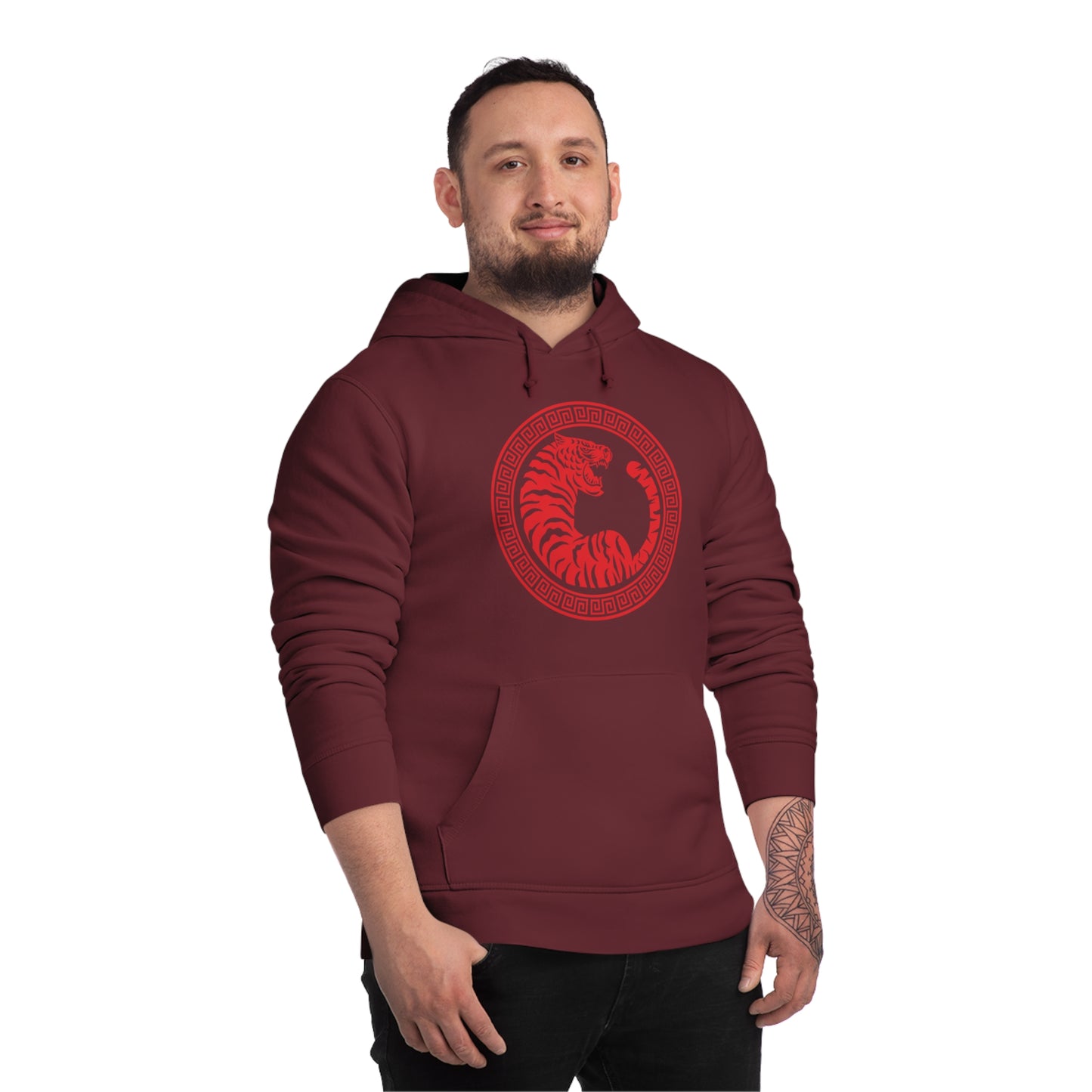 Eternal Tiger Organic Material Hoodie Sweatshirt