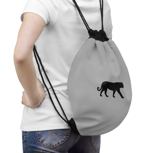 Black Panther Drawstring Bag Backpack