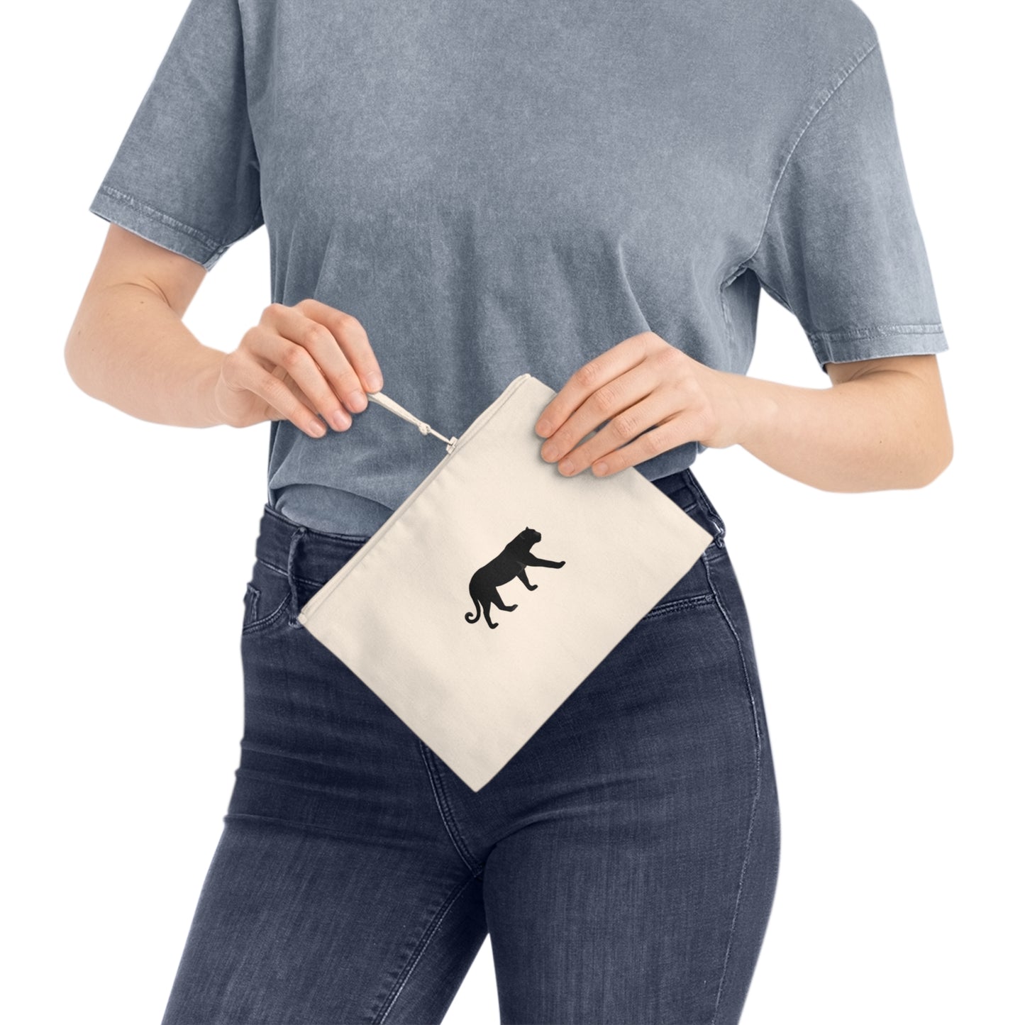 Eco Material Panther Crossing Pencil Bag