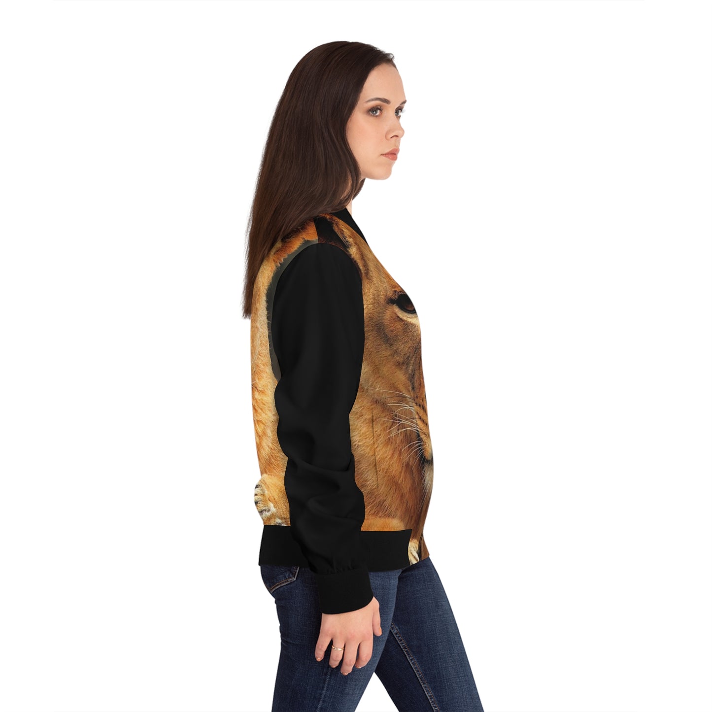 Woman's Lioness Bomber Jacket