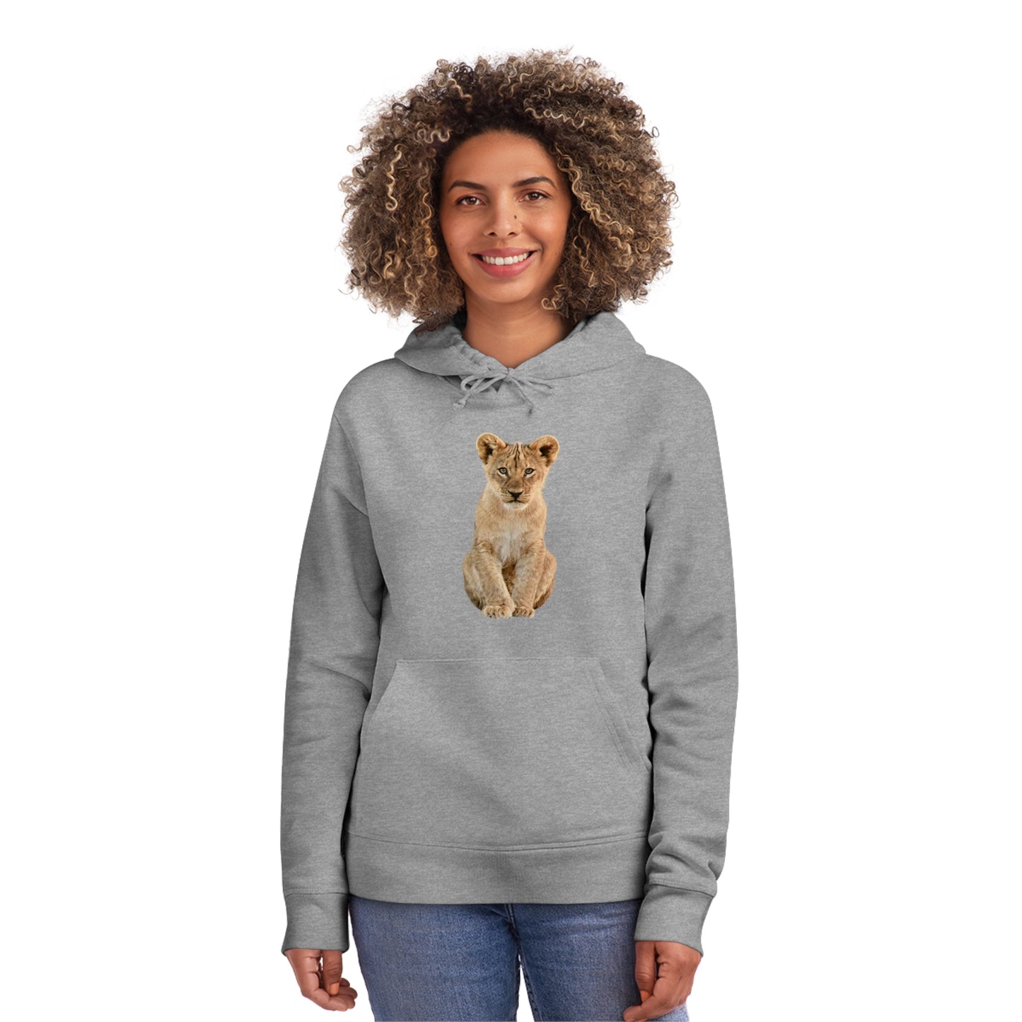 Organic Cotton Baby Lion Cub Hoodie Sweatshirt