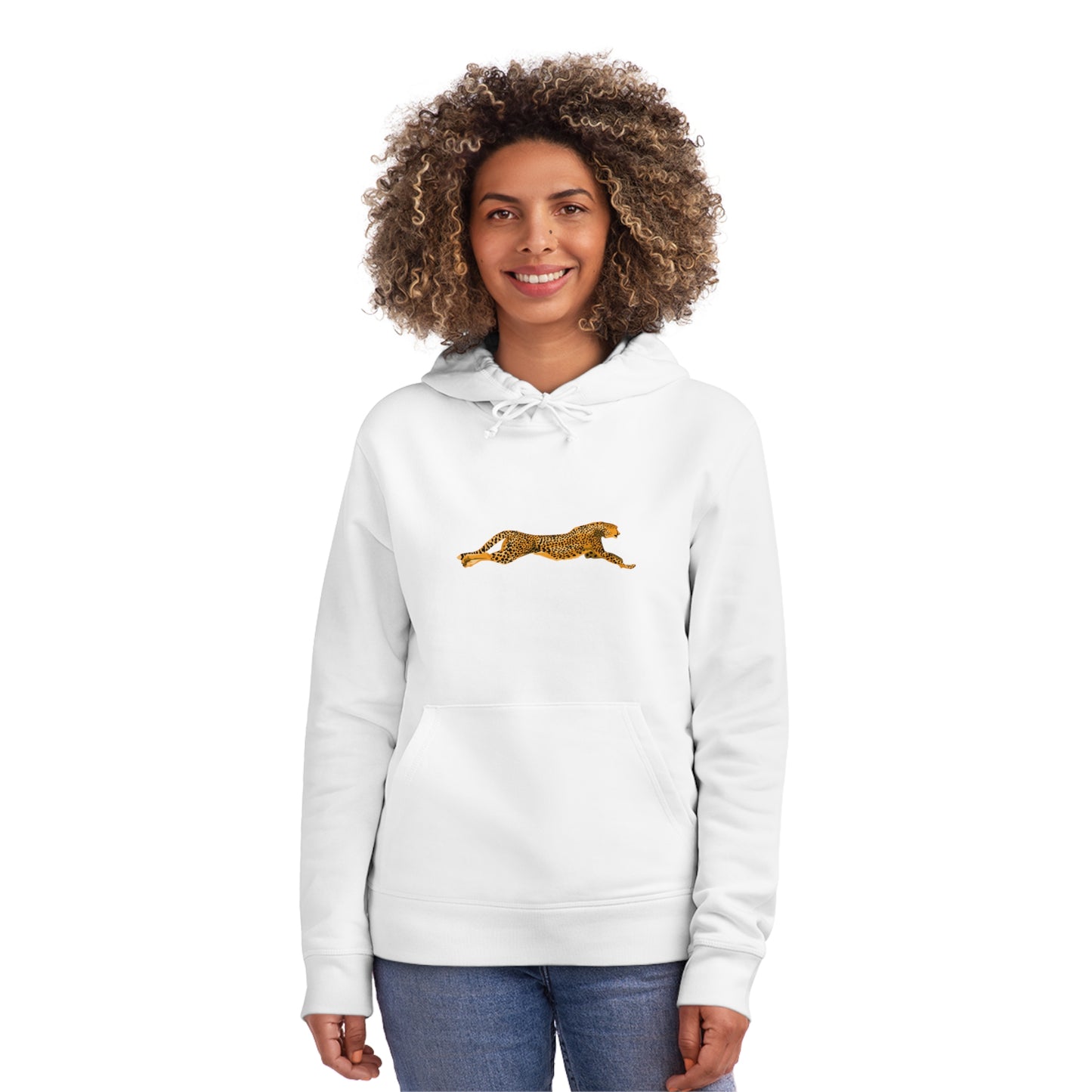 Fast Cheetah Organic Hoodie Sweatshirt