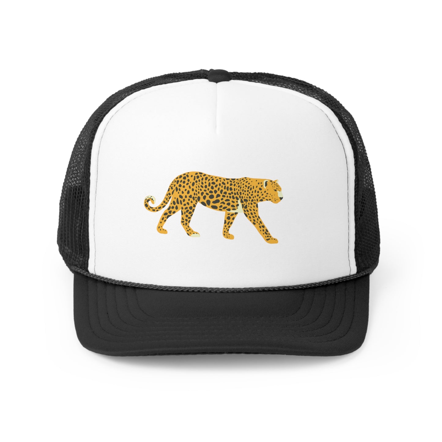 Leopard Mesh Trucker Hat