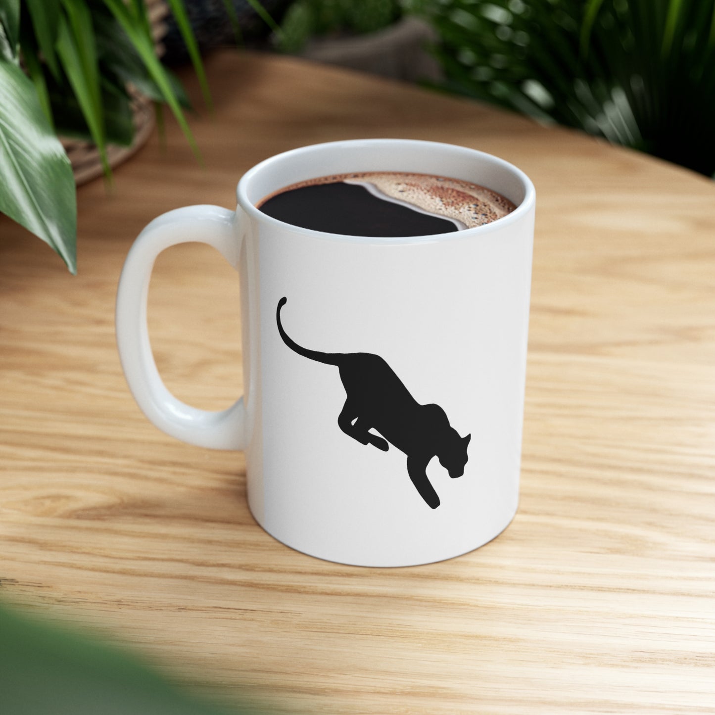 Panther Ceramic Mug Cup