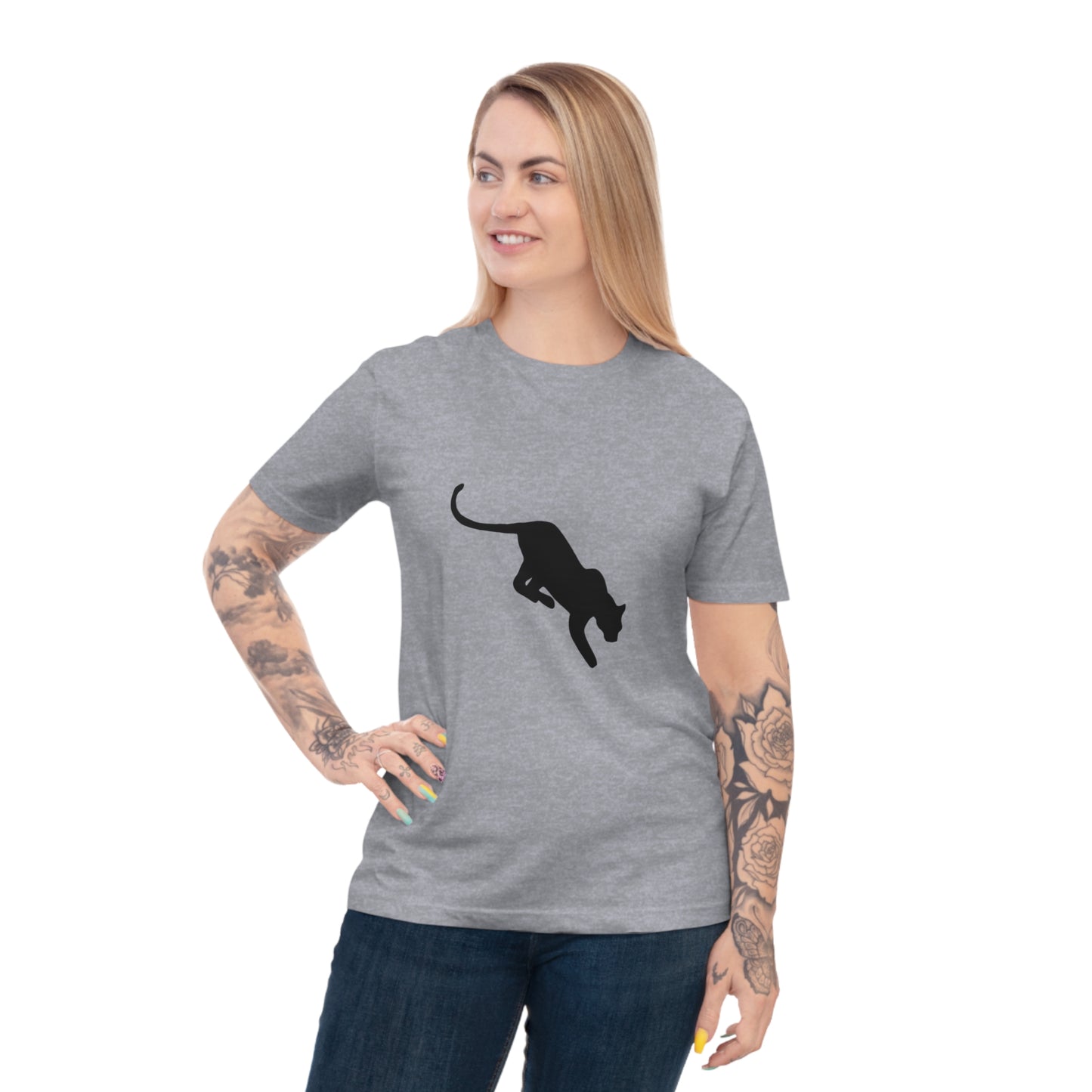 Panther Leap Organic Cotton Jersey T-shirt