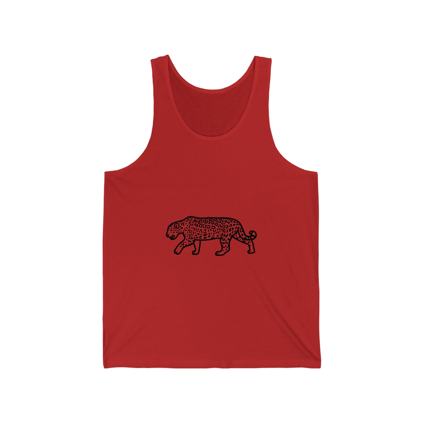 Jaguar Outline Jersey Tank Top Shirt