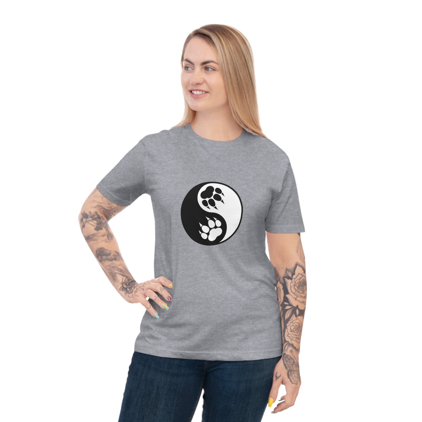 Yin Yang Paw Organic Cotton Jersey T-shirt