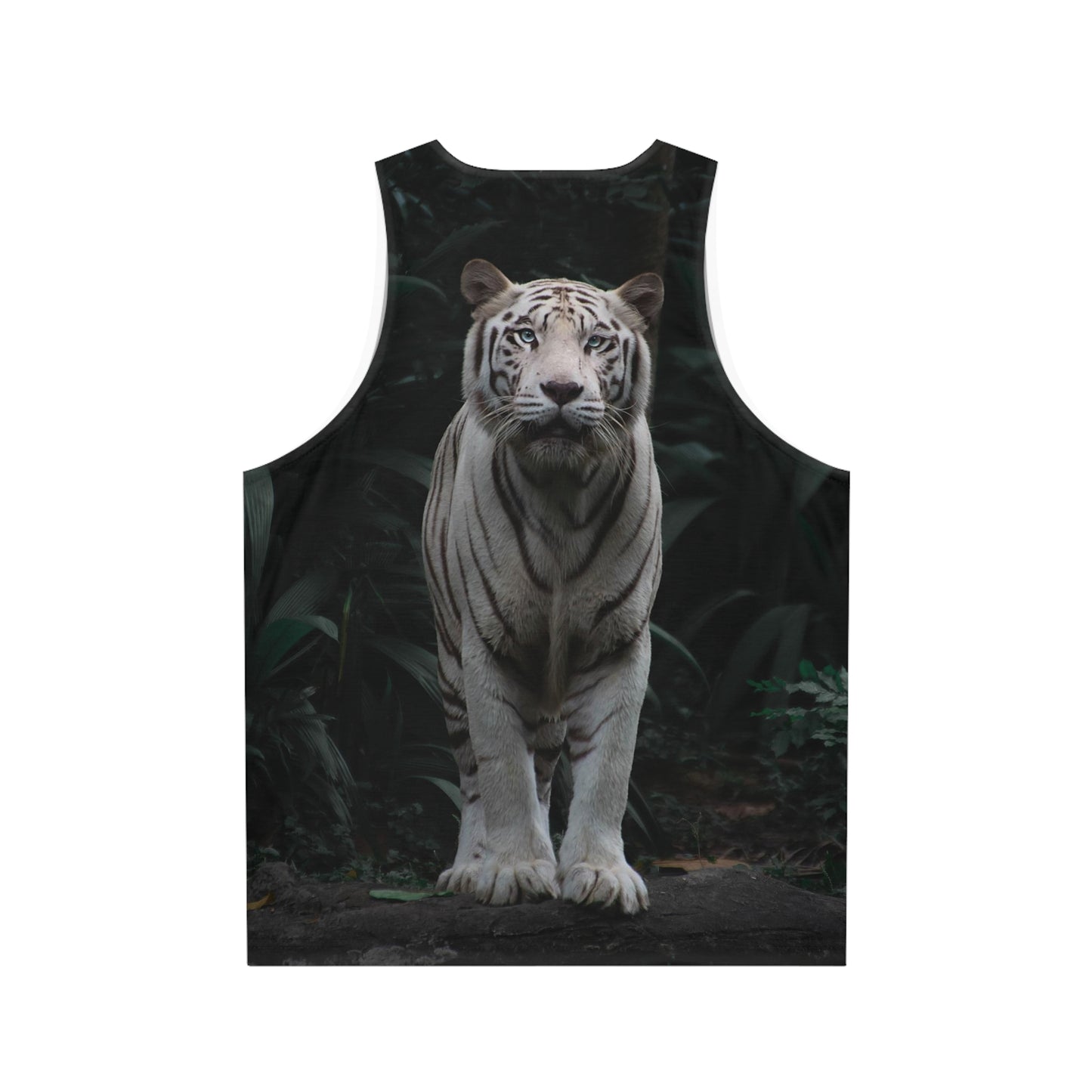 White Tiger Recycled Material Tank Top Shirt