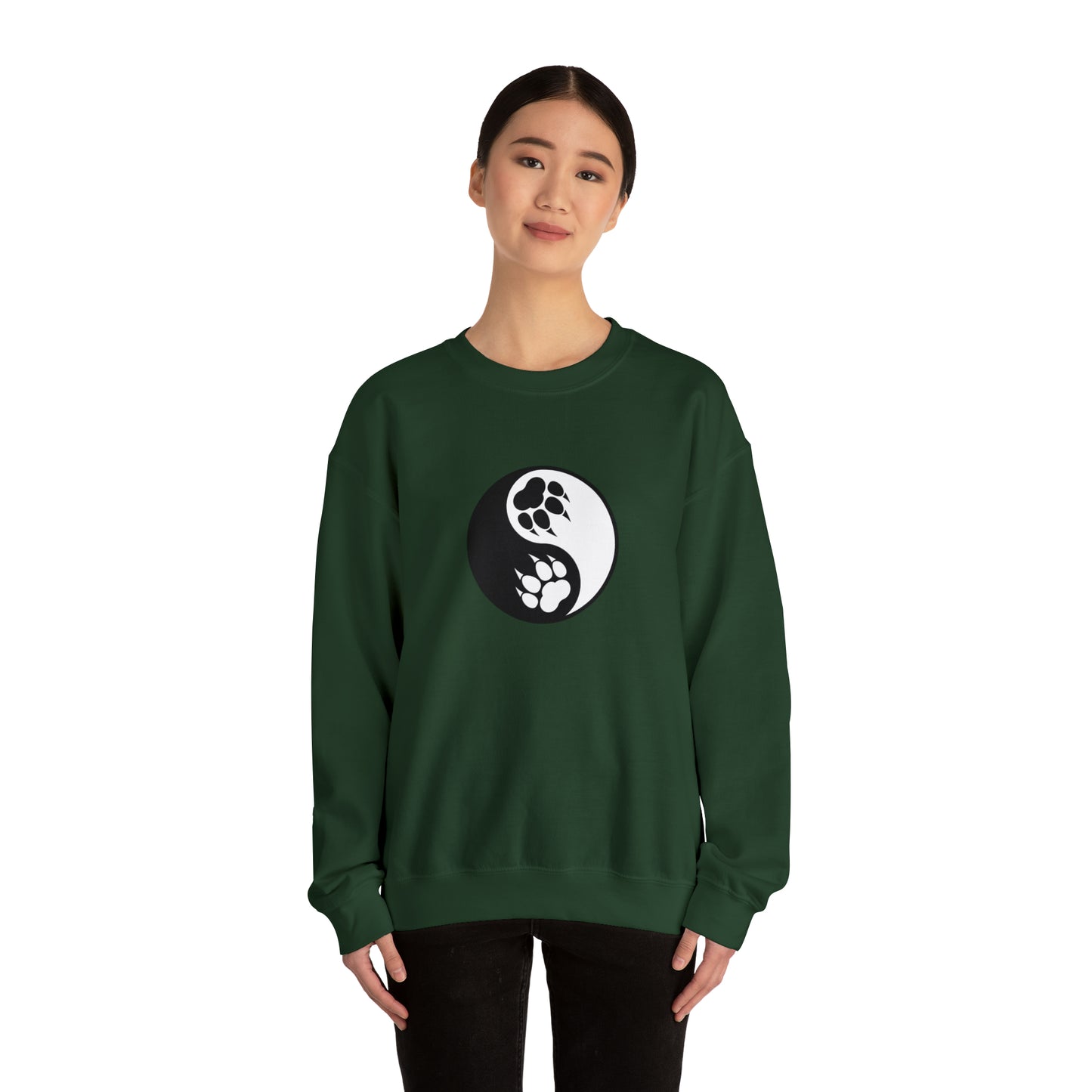 Yin Yang Paw Heavy Sweatshirt