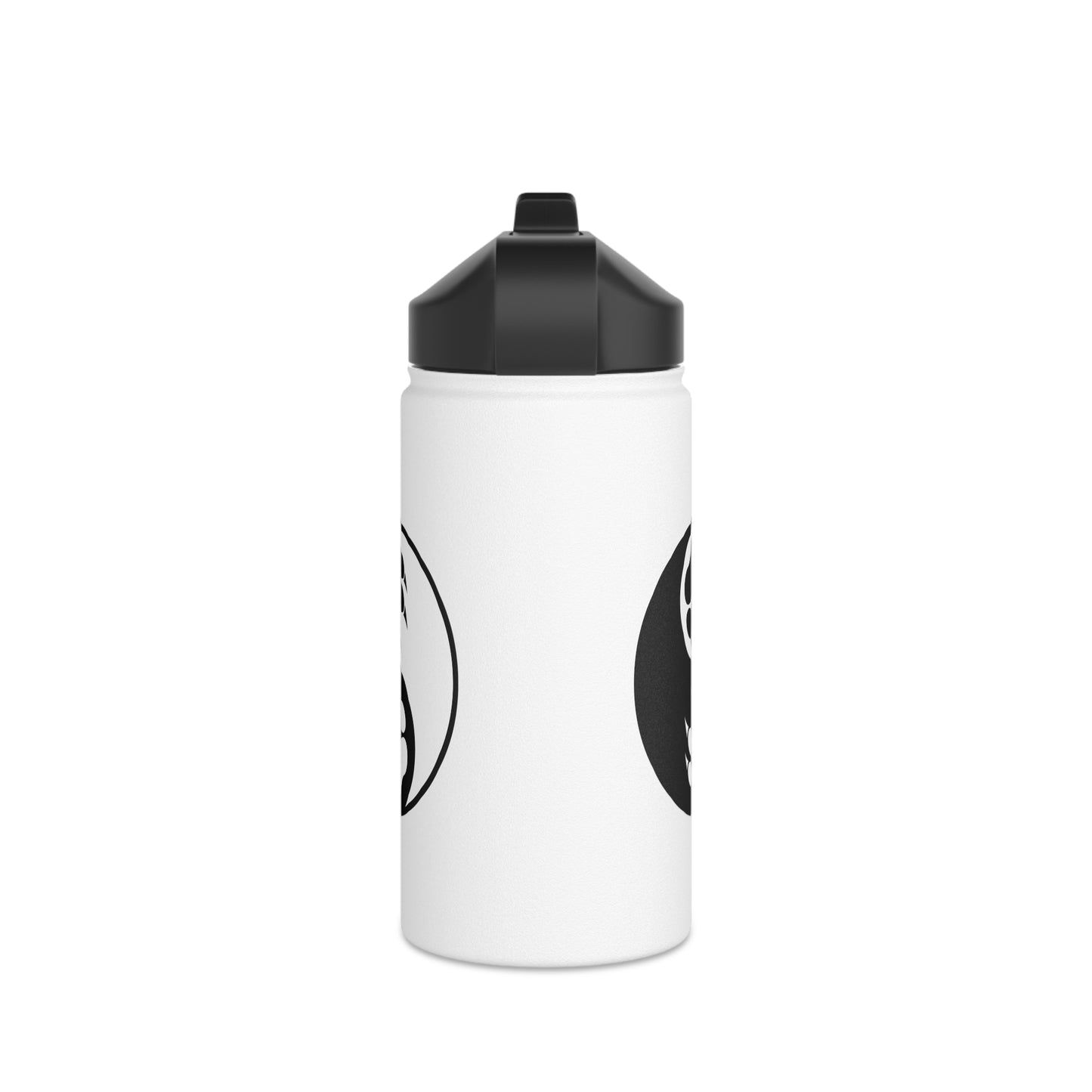 Yin Yang Paw Stainless Steel Water Bottle