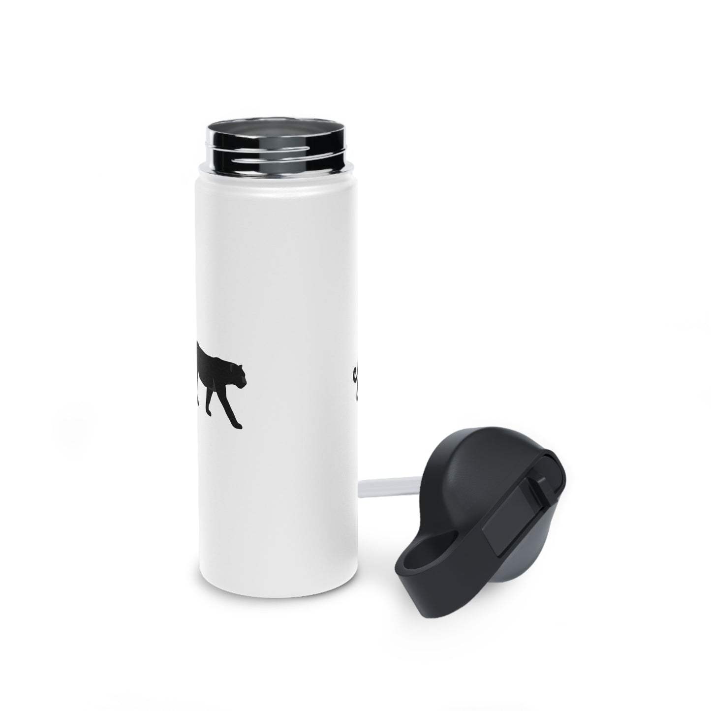 Black Panther Stainless Steel Water Bottle