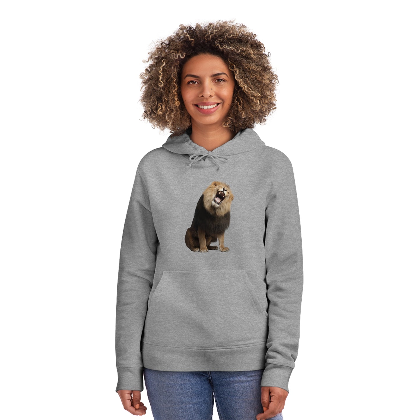 Lion Roar Organic Material Hoodie Sweatshirt