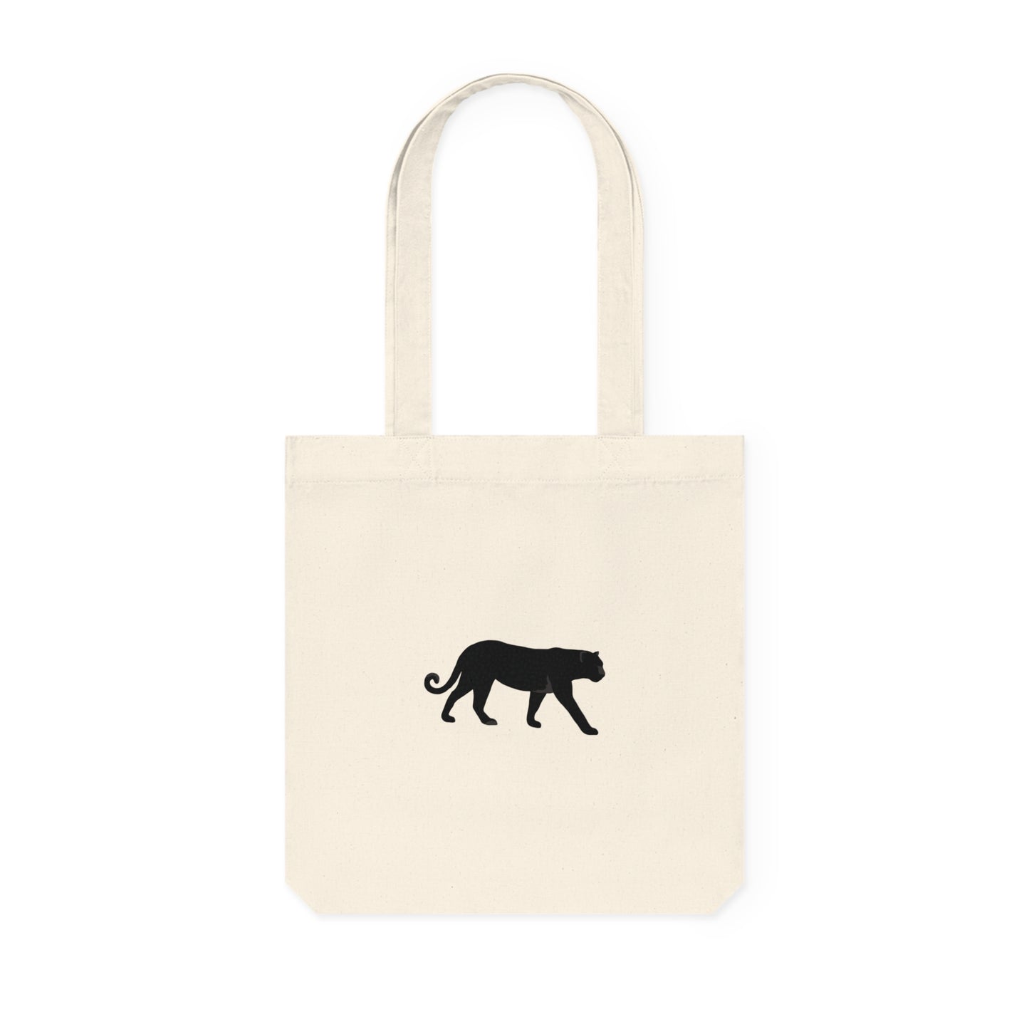 Recycled Material Black Panther Woven Tote Bag