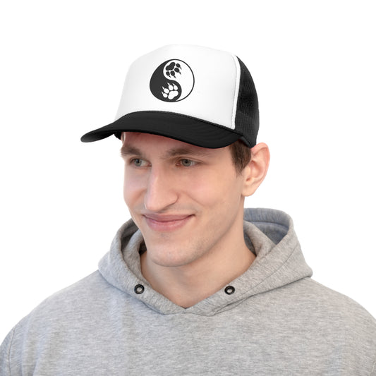 Yin Yang Paw Trucker Mesh Hat