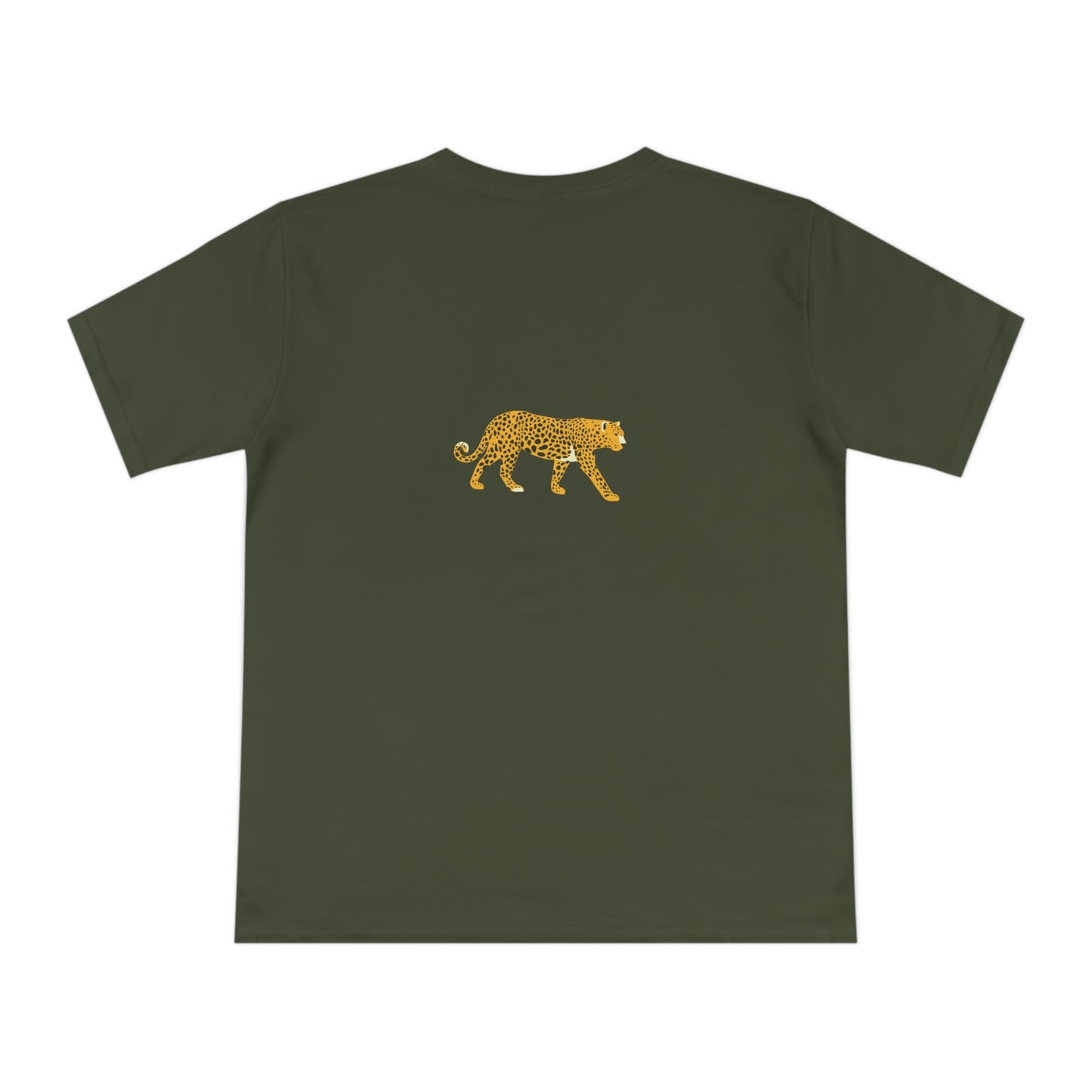 Leopard Crossing Organic Cotton Jersey T-Shirt