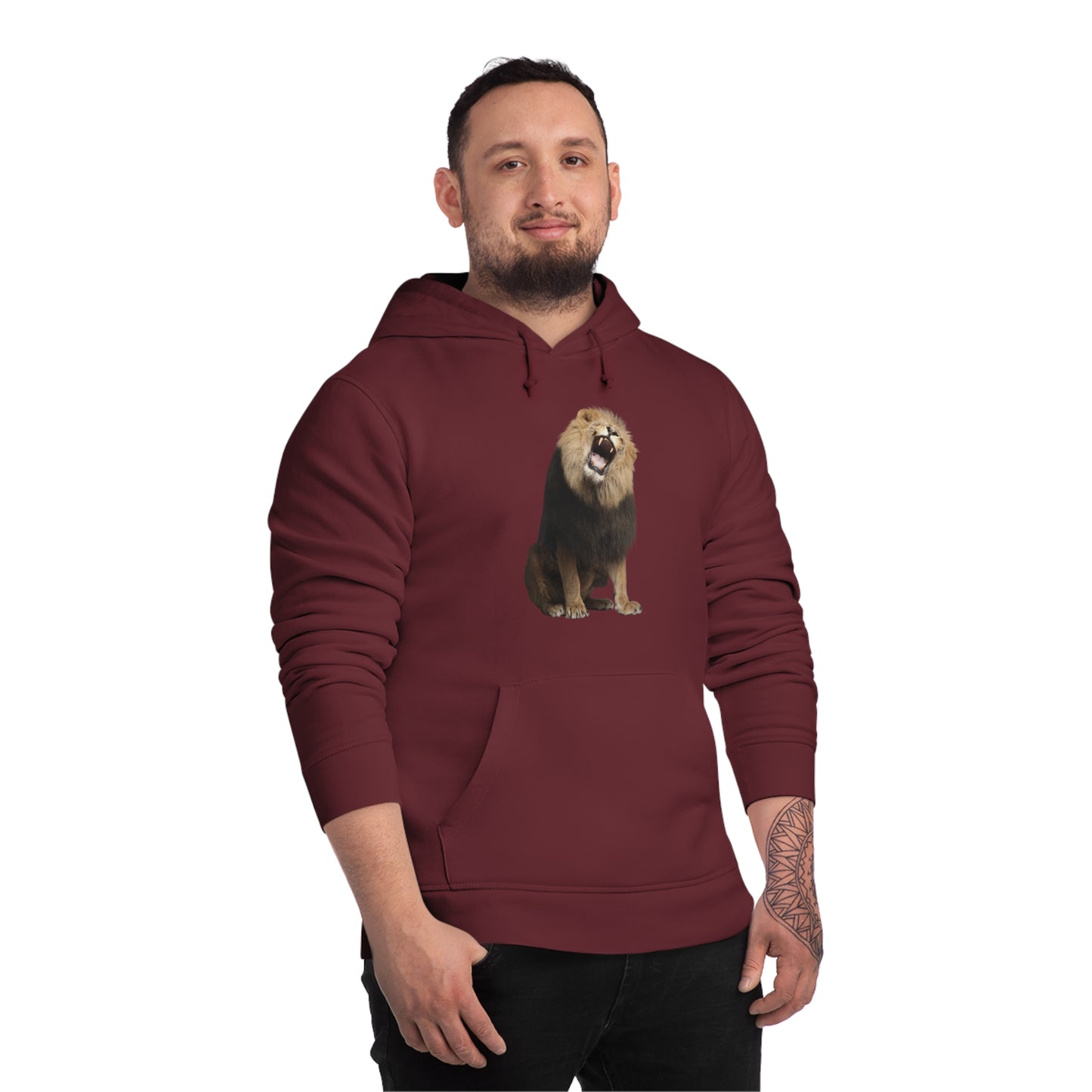 Lion Roar Organic Material Hoodie Sweatshirt