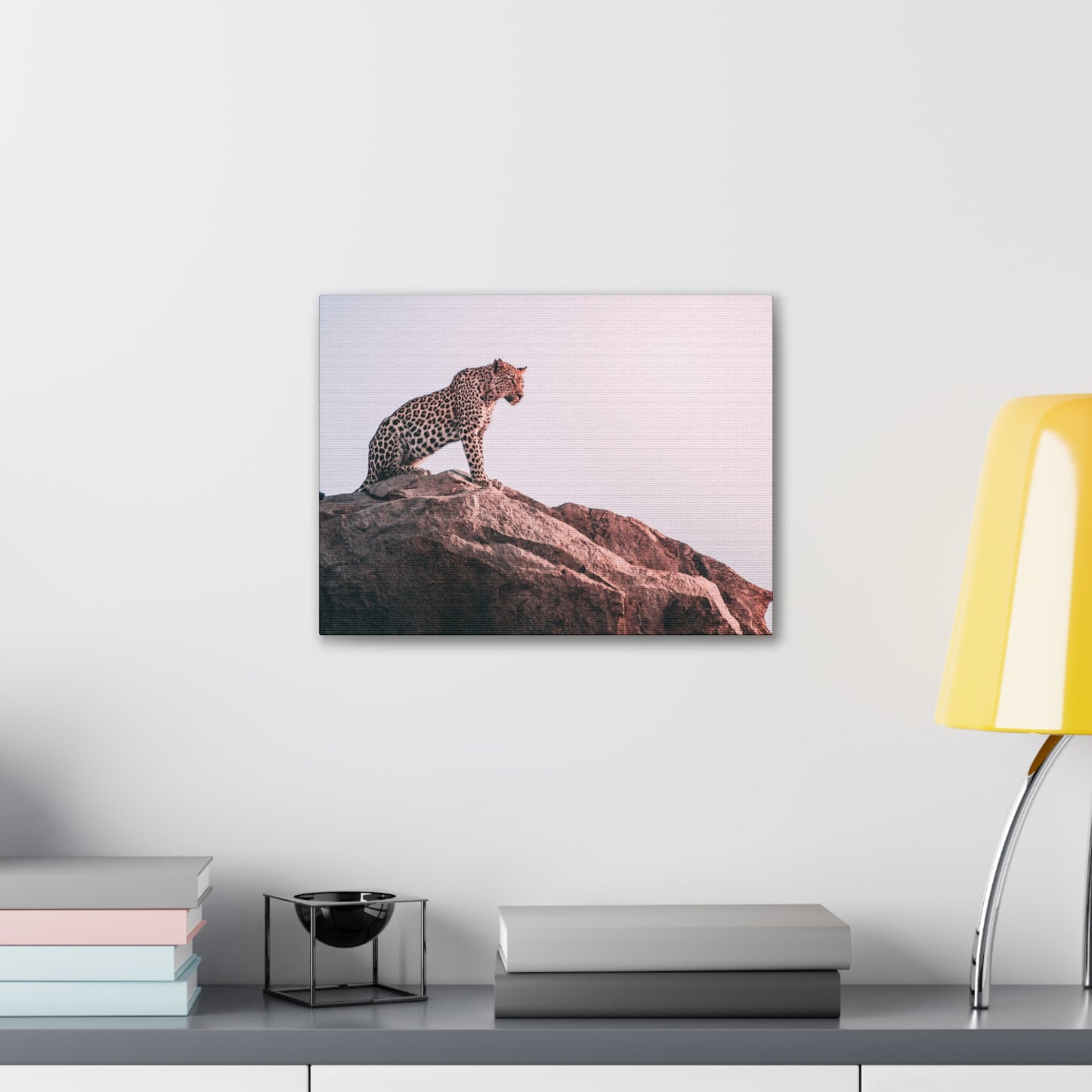 Alpha Cat Canvas Wall Art