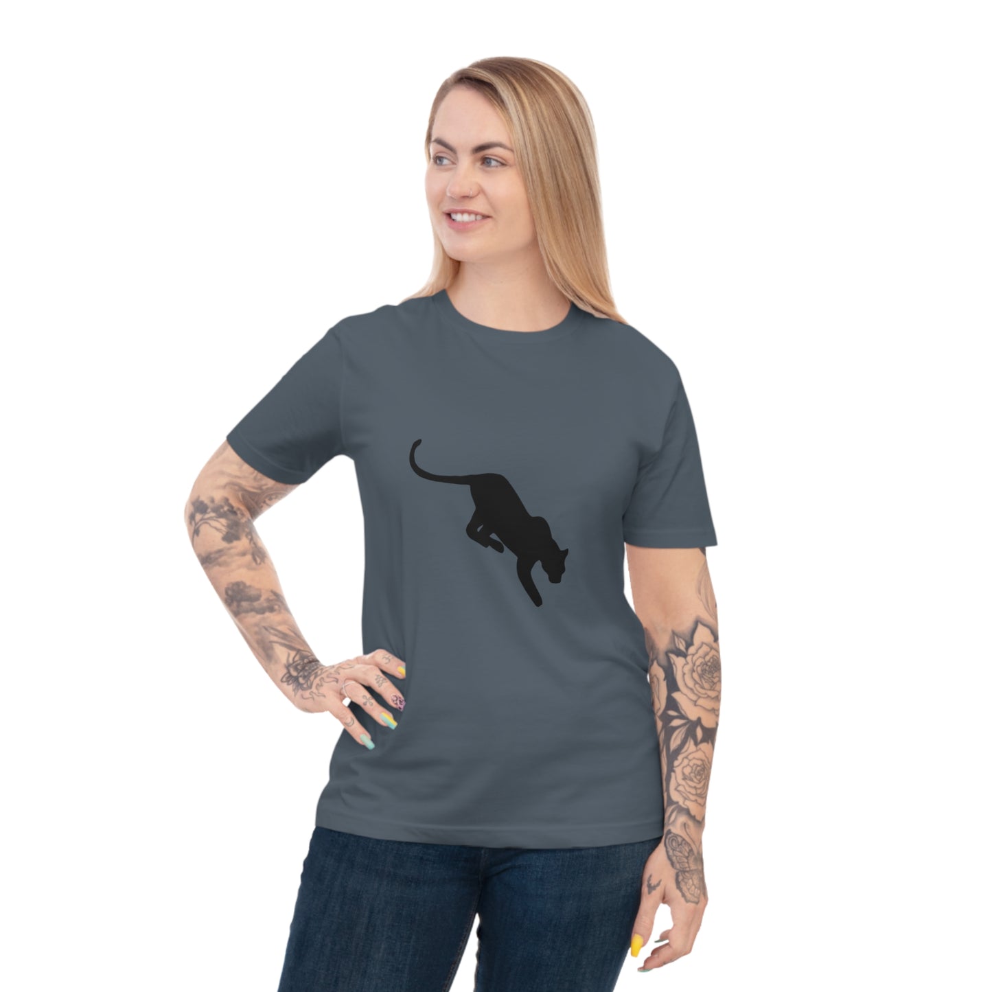 Panther Leap Organic Cotton Jersey T-shirt