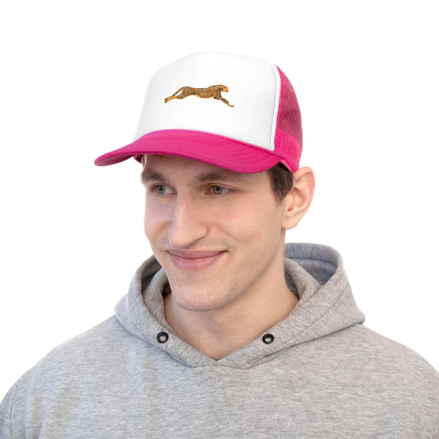 Cheetah Leap Trucker Mesh Hat