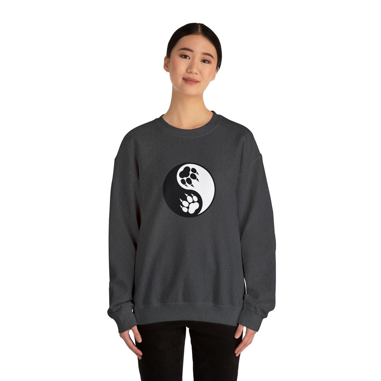 Yin Yang Paw Heavy Sweatshirt