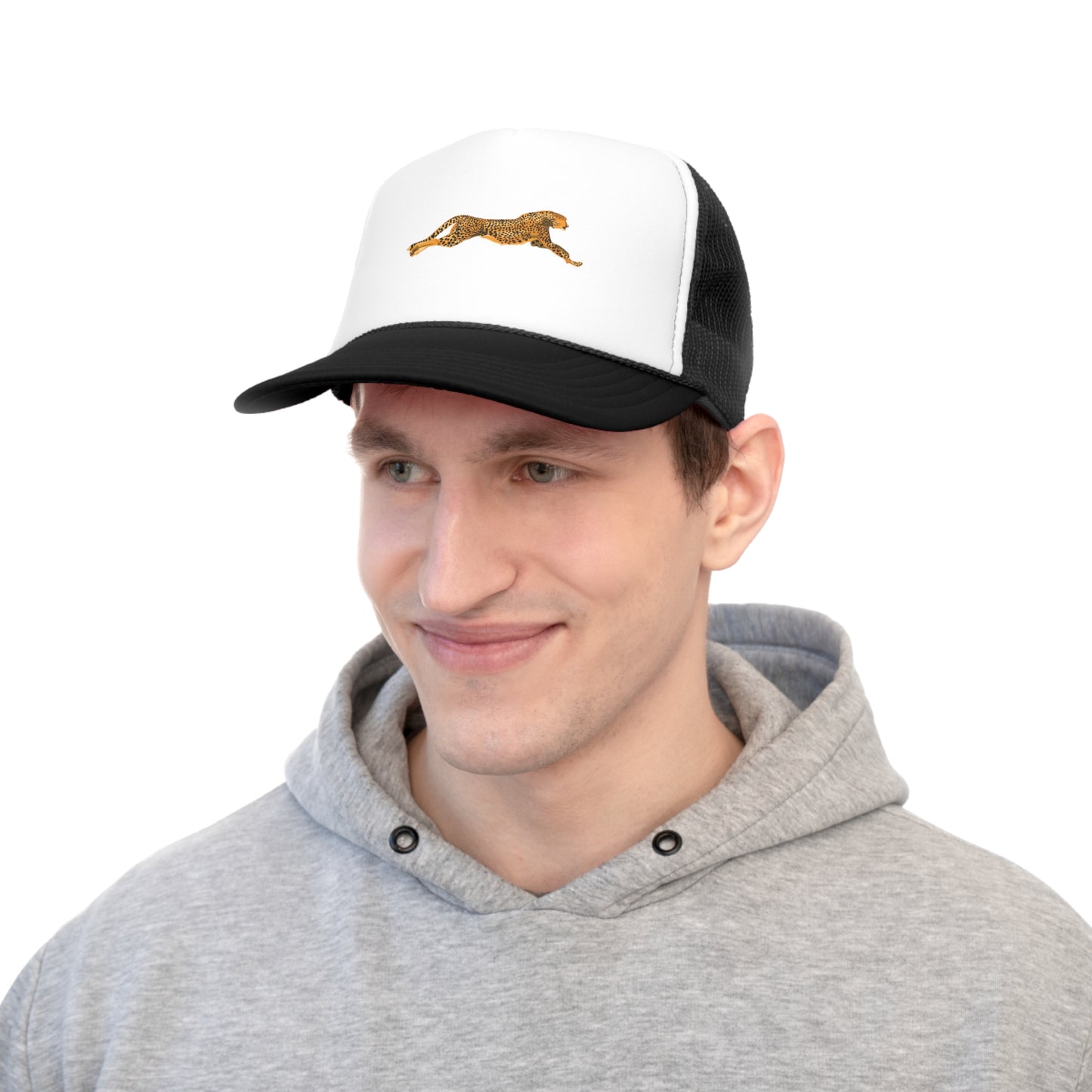 Cheetah Leap Trucker Mesh Hat