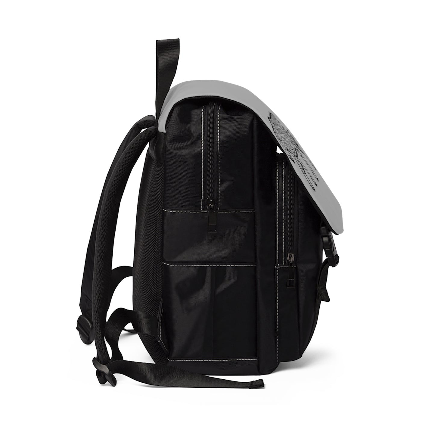 Jaguar Outline Oxford Canvas Backpack Bag