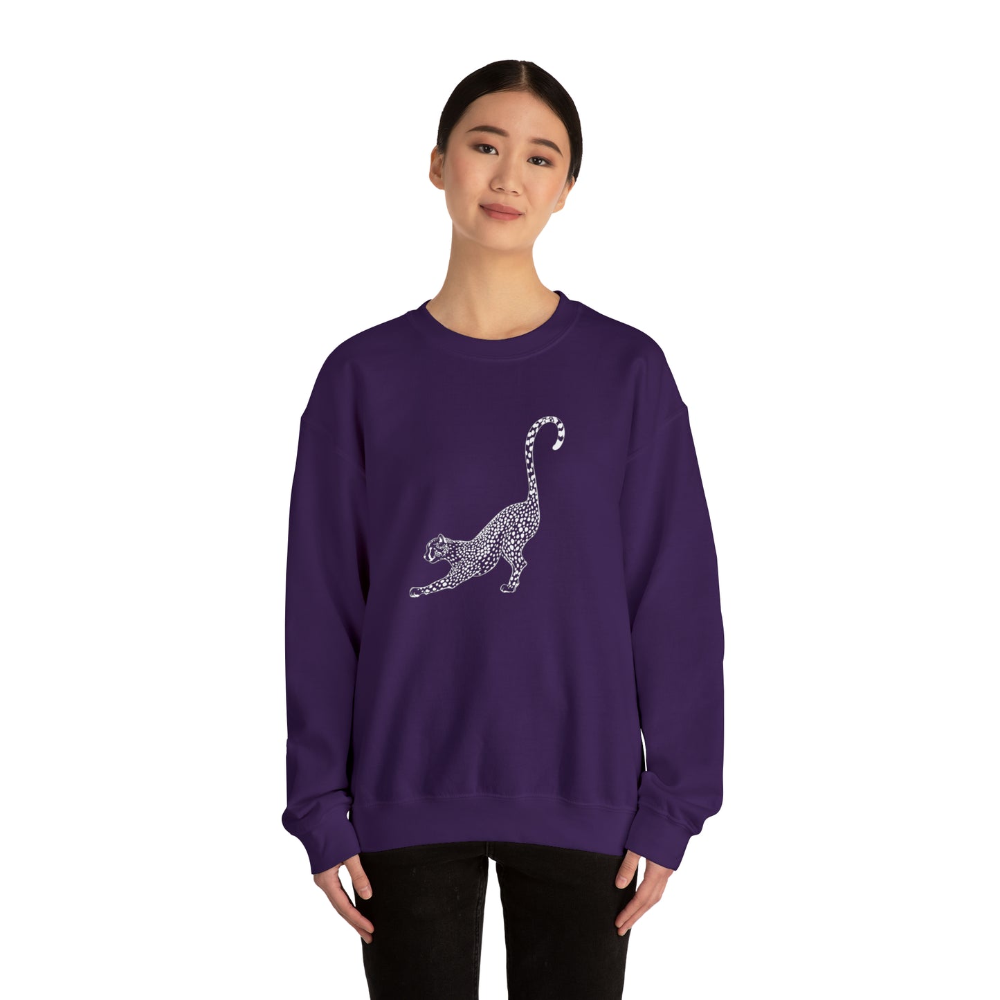 Leopard Stretch Heavy Sweatshirt