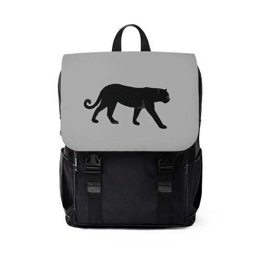 Black Panther Oxford Canvas Backpack Bag