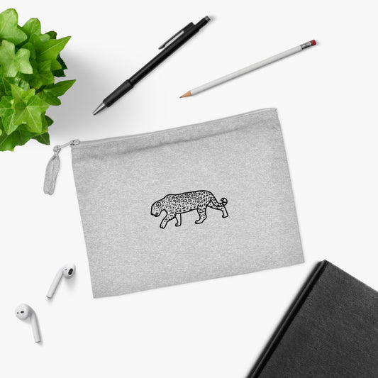 Jaguar Outline Eco-Material Pencil Bag