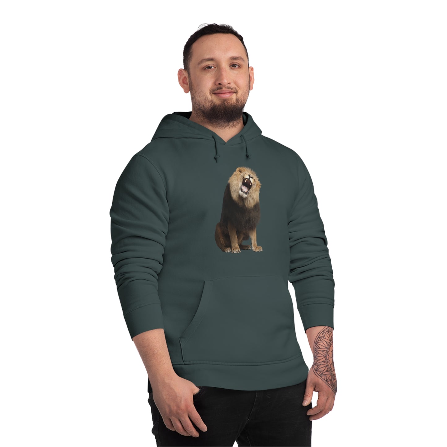 Lion Roar Organic Material Hoodie Sweatshirt