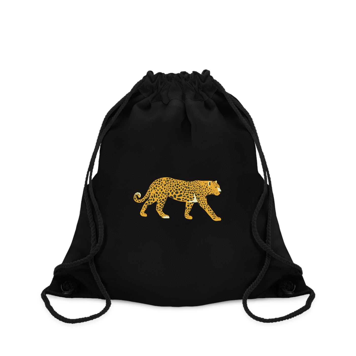 Leopard Drawstring Backpack Bag