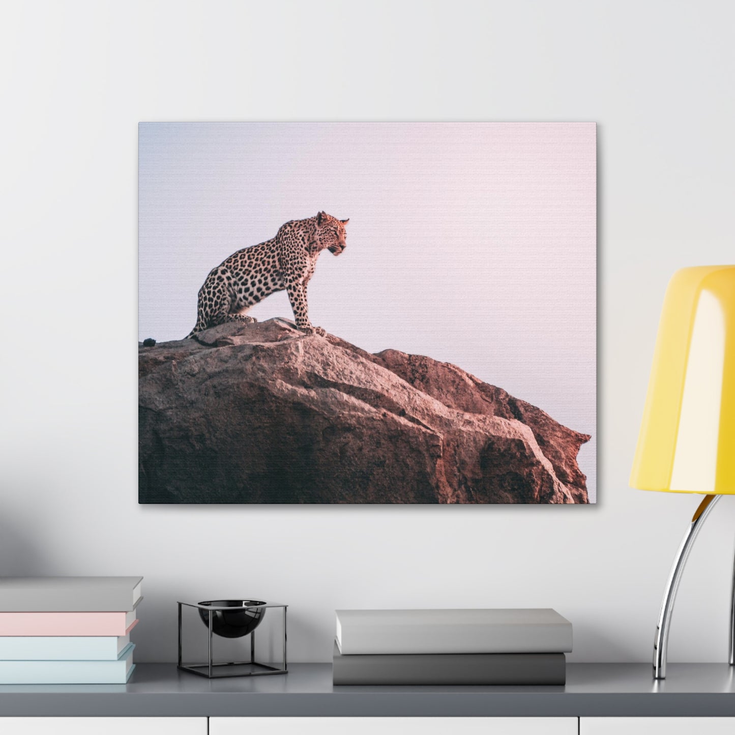 Alpha Cat Canvas Wall Art