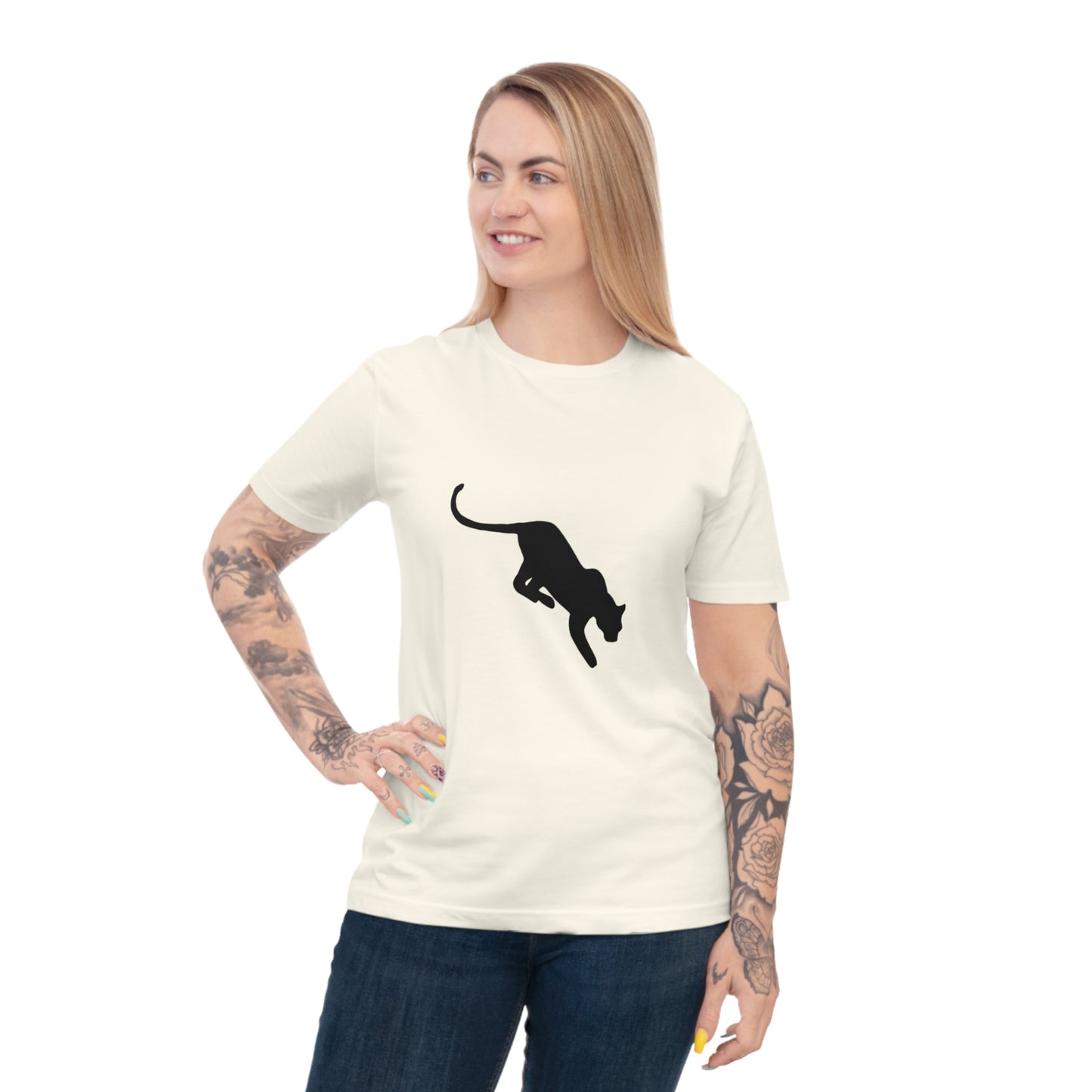 Panther Leap Organic Cotton Jersey T-shirt