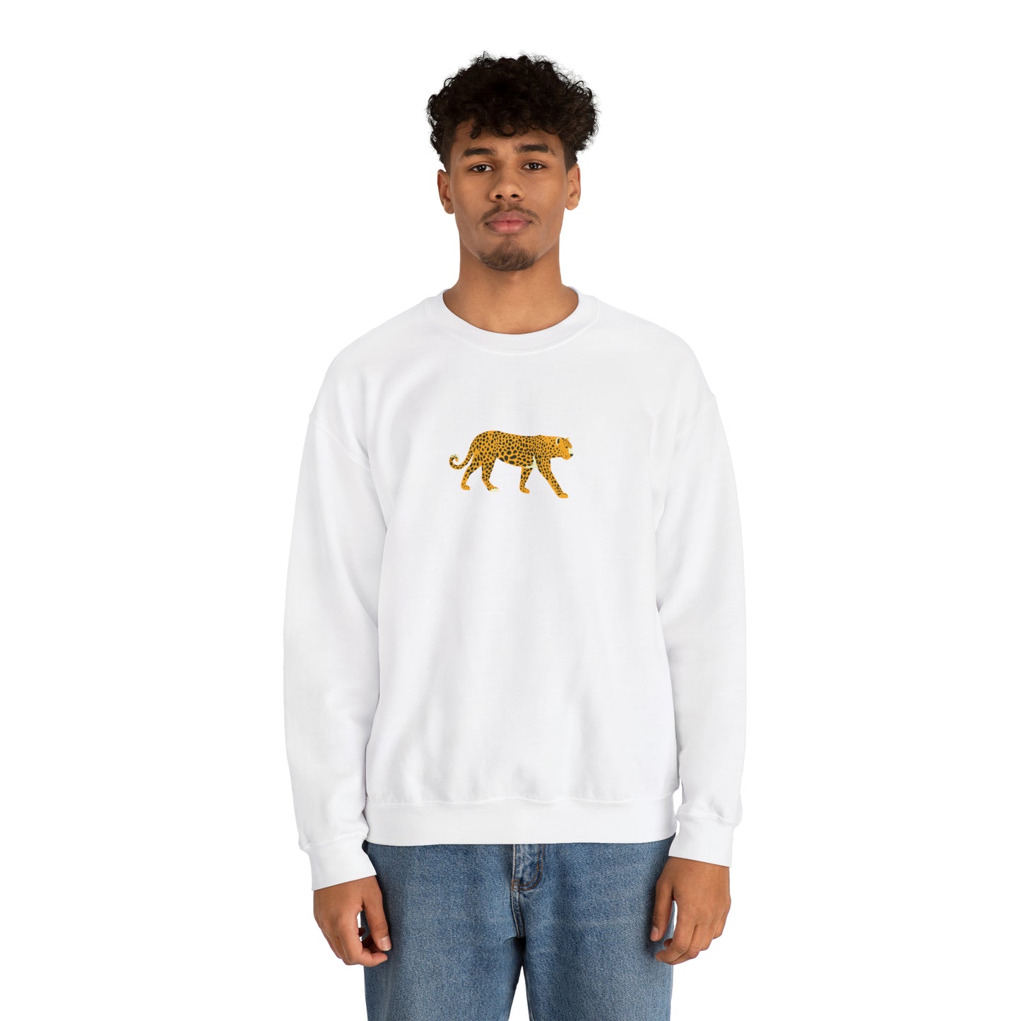 Leopard Crossing Heavy Sweatshirt