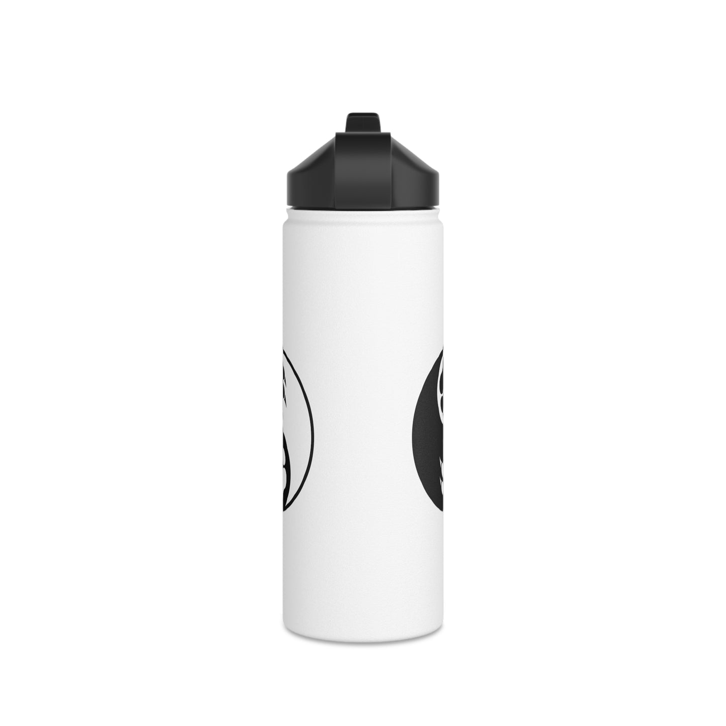 Yin Yang Paw Stainless Steel Water Bottle