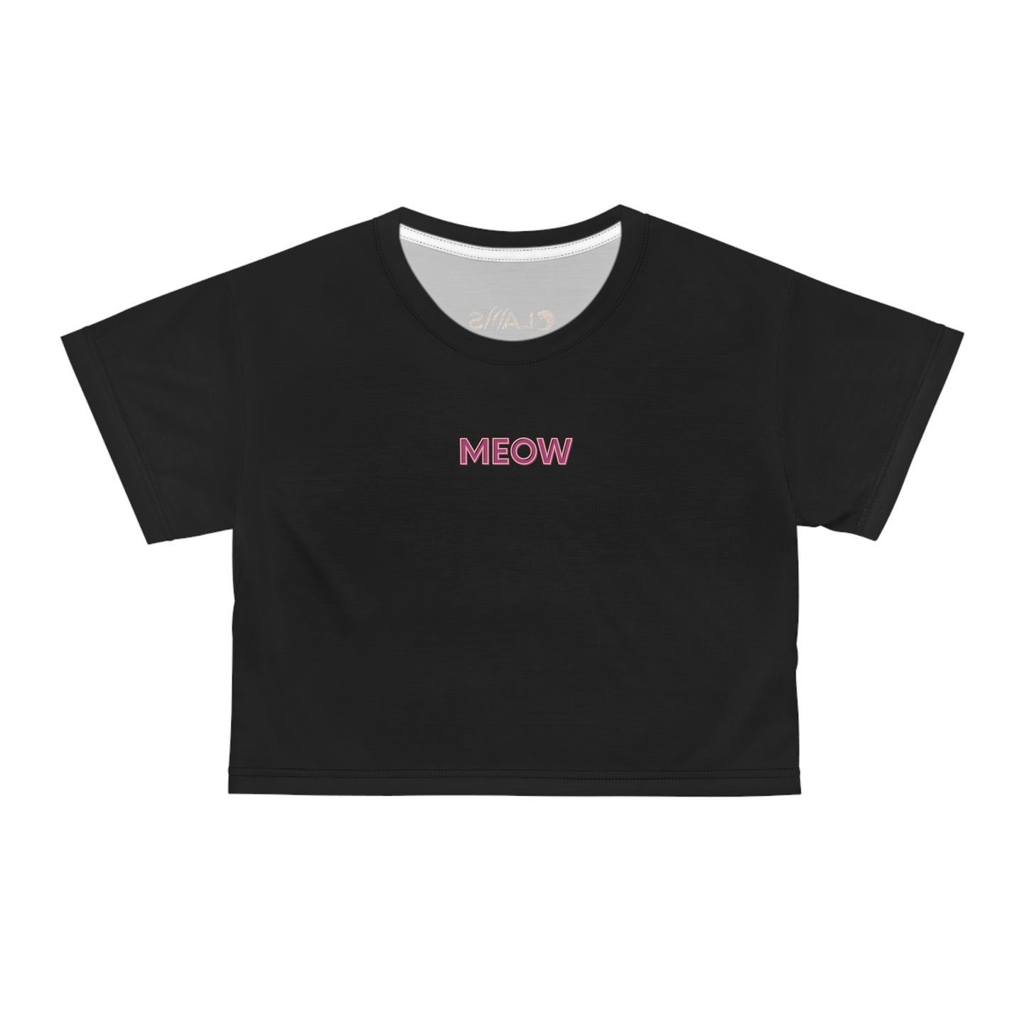 Meow Crop Top Woman's Shirt