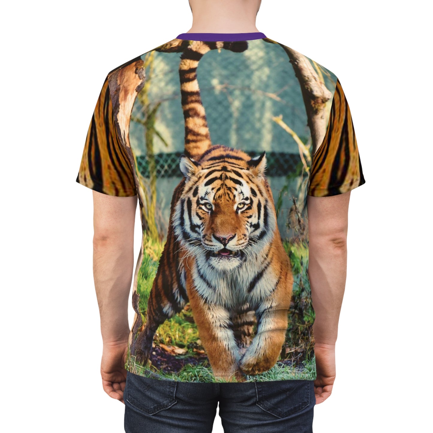 Royal Tiger Purple Collar T-Shirt